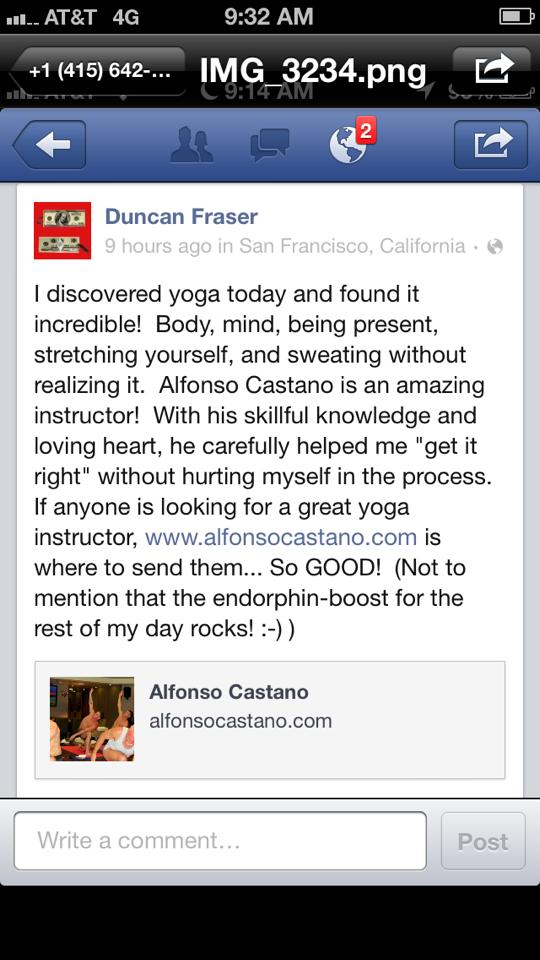 Iyengar Yoga Testimonial